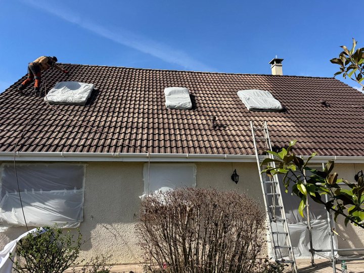 Chantier de rénovation et entretien de toiture par Meinder François à Noisy-le-Grand (93160) en Seine-Saint-Denis (93) - photo 3